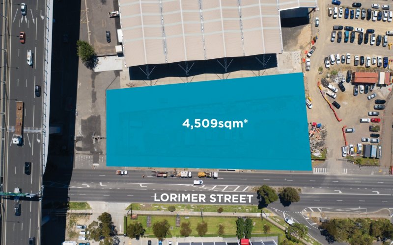 194 Lorimer Street Docklands Site Outline