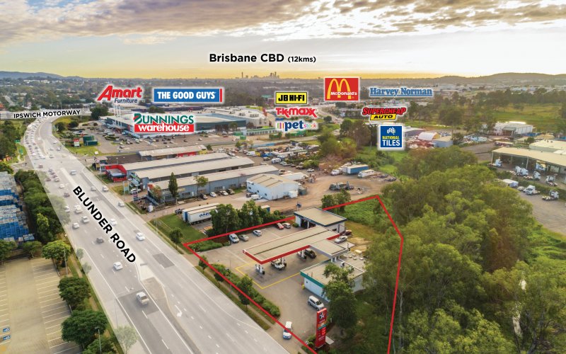 Caltex Oxley Location Overview With Logos
