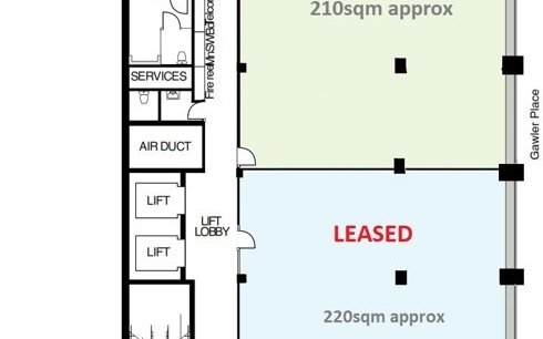 Level 8 195 North Tce Adelaide 210sqm Floor Plan
