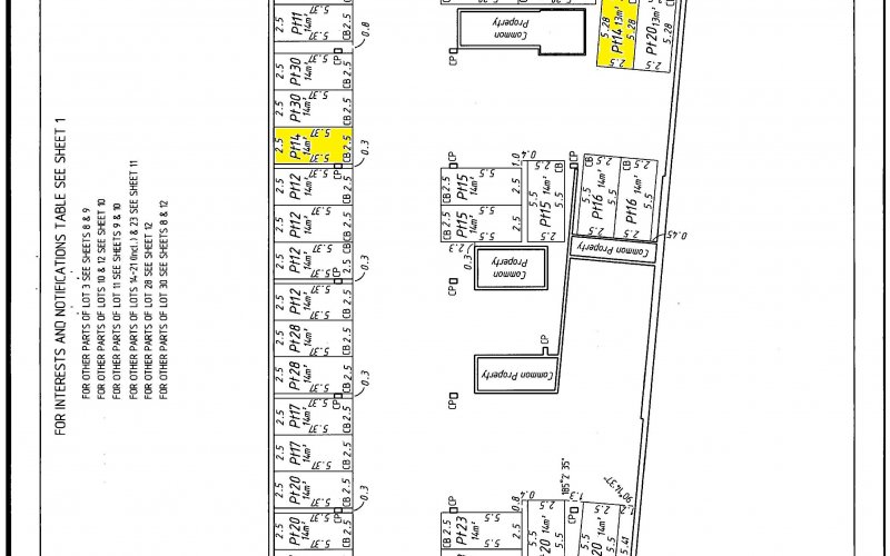 Lot 14 Car Bays Highlighted Cropped